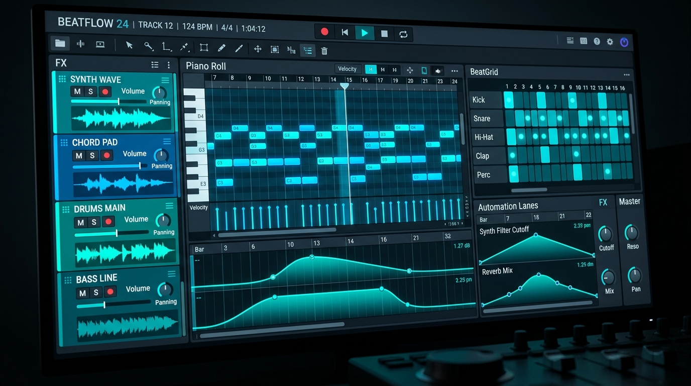 Digital MIDI Pattern Sequencer